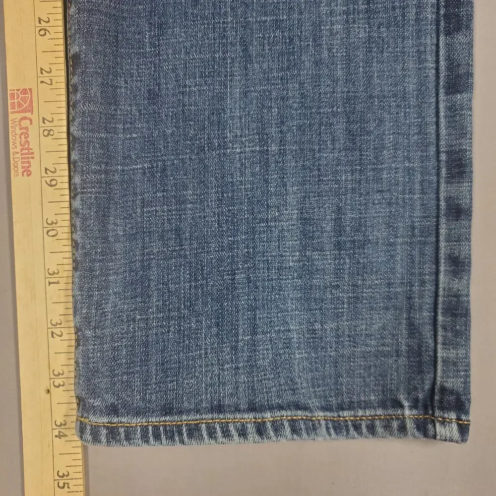 Lucky Brand 329 Mens Classic Straight Fit Jeans Size 34x34 Dark Wash